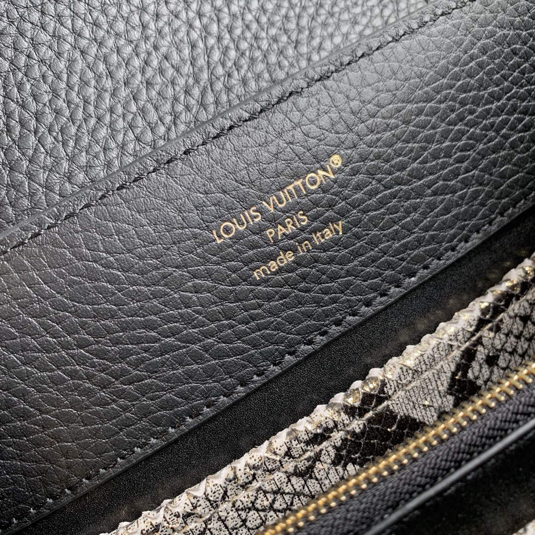 Louis Vuitton Capucines Mini Bag, M24729 In Taurillon Leather