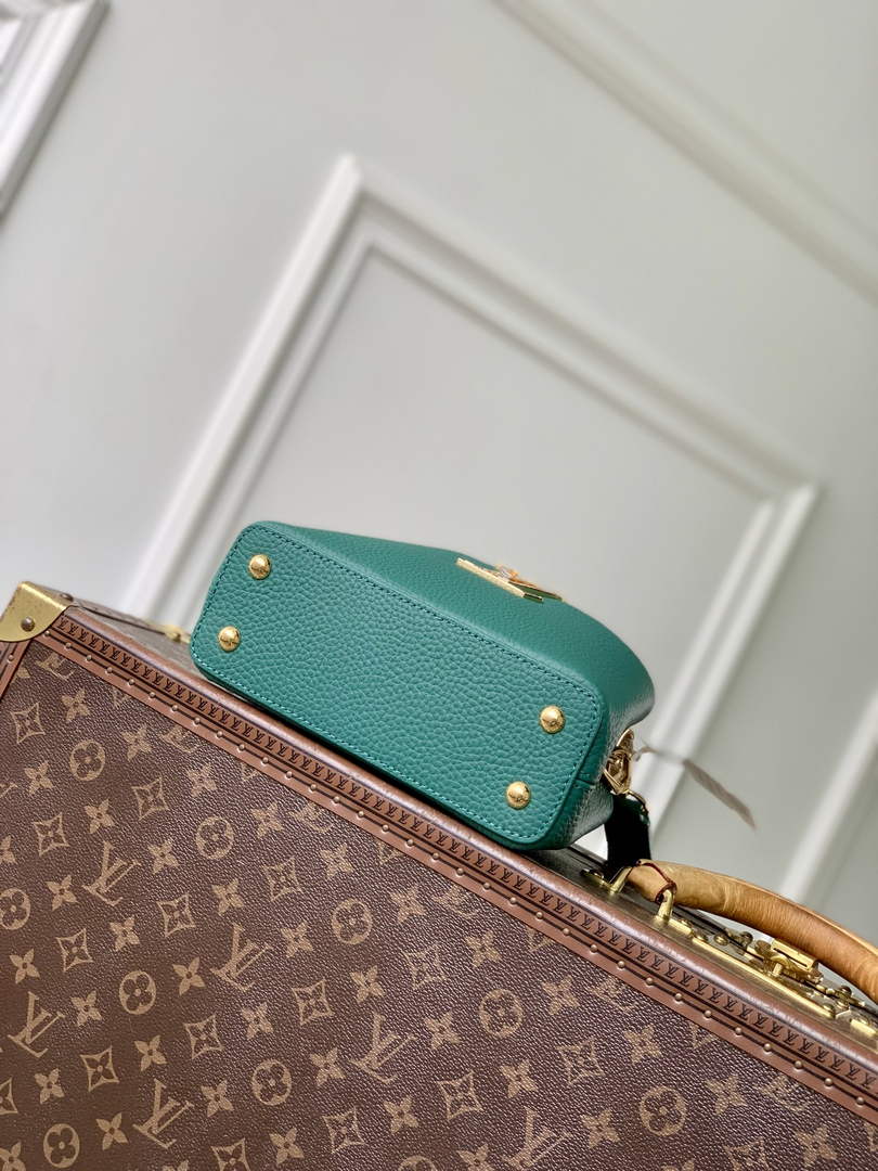 Louis Vuitton Capucines Mini Bag, M24729 In Taurillon Leather