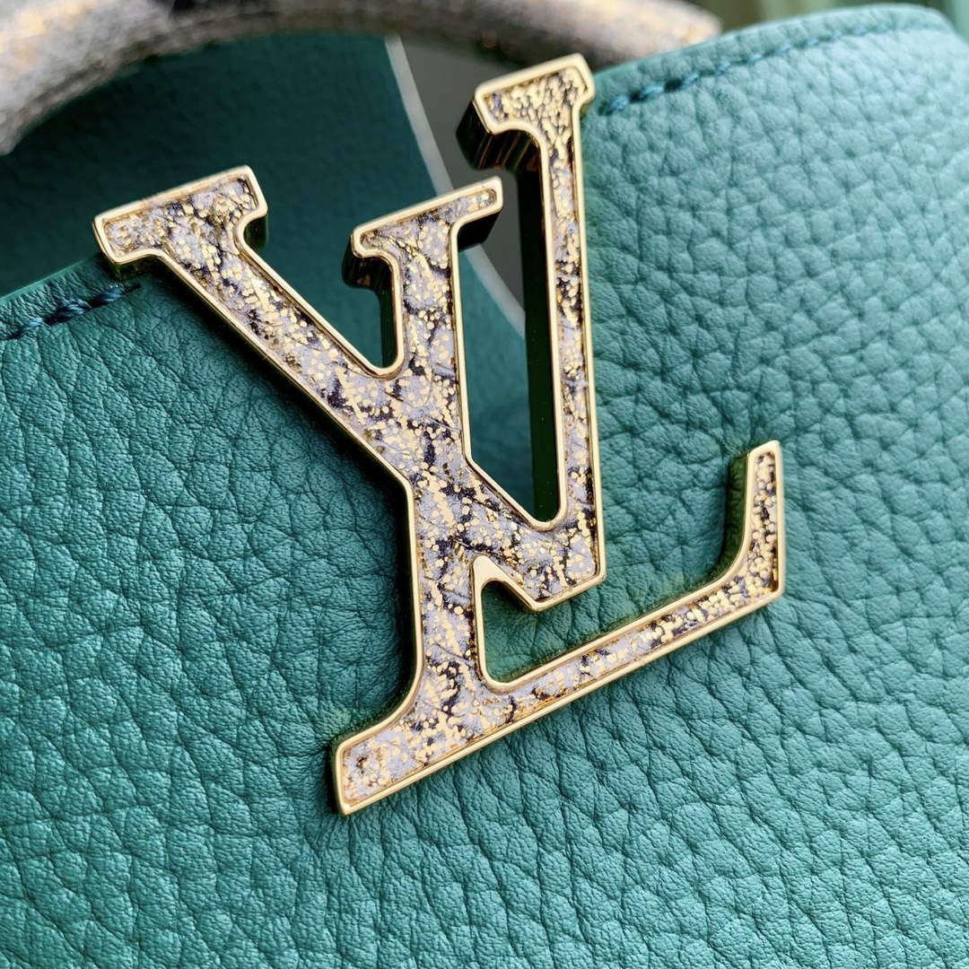 Louis Vuitton Capucines Mini Bag, M24729 In Taurillon Leather