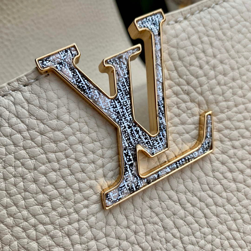 Louis Vuitton Capucines Mini Bag, M24729 In Taurillon Leather