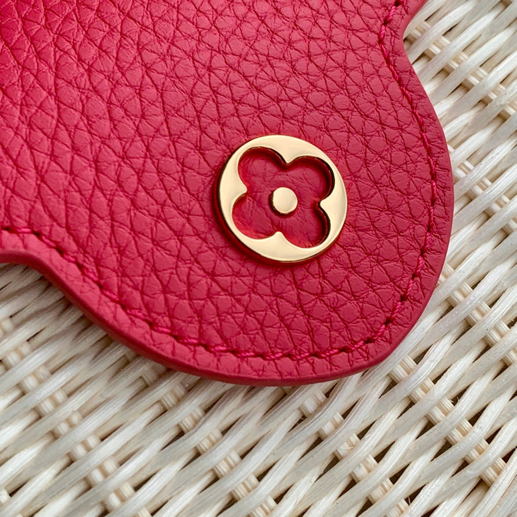 Louis Vuitton Capucines Mini Bag, M26005 Pink Rattan and cowhide leather