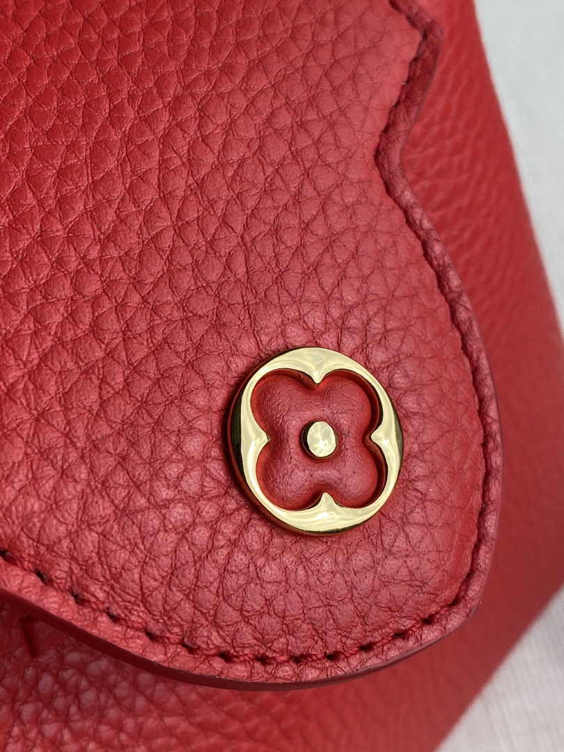 Louis Vuitton Capucines Mini Bag M56845 Red Leather
