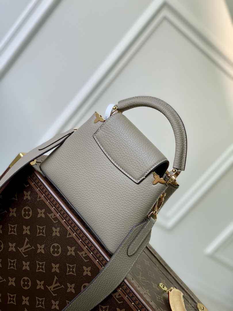 Louis Vuitton Capucines Mini M24567 Galet Taurillon leather