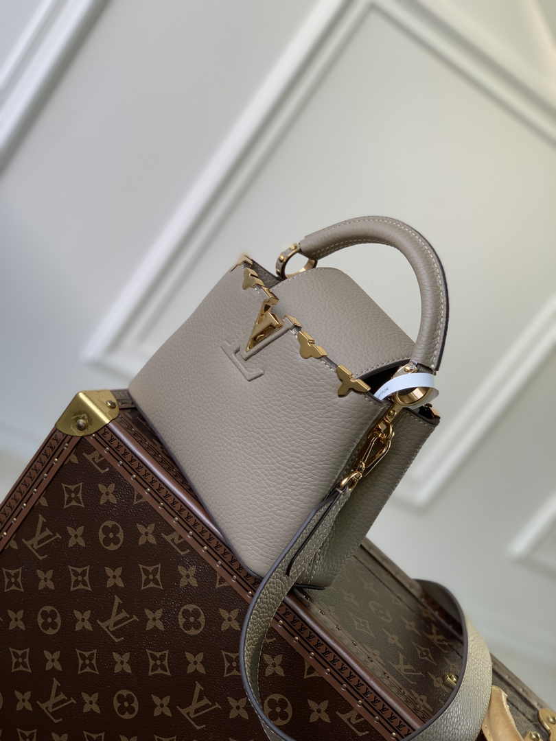 Louis Vuitton Capucines Mini M24567 Galet Taurillon leather