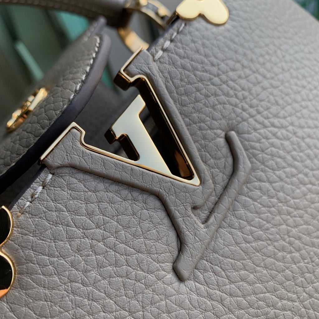 Louis Vuitton Capucines Mini M24567 Galet Taurillon leather