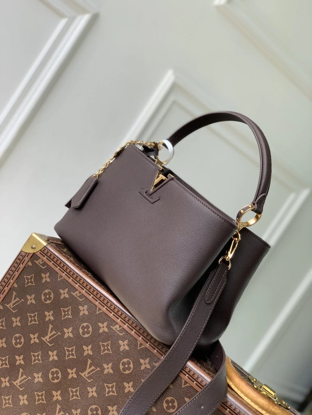 Louis Vuitton Capucines MM Souple Handbag