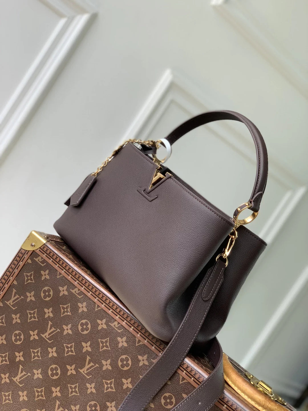 Louis Vuitton Capucines MM Souple Handbag