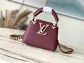 Louis Vuitton Capucines Nano M24583 Wine Red Taurillon leather