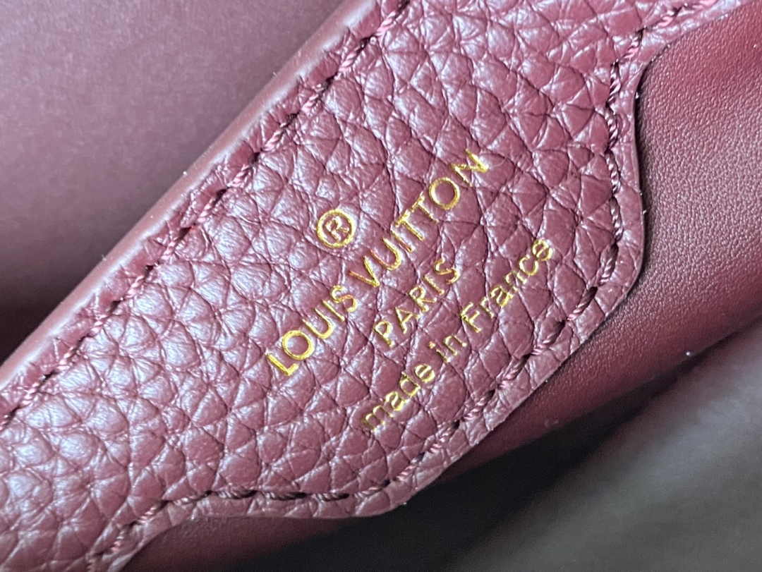 Louis Vuitton Capucines Nano M24583 Wine Red Taurillon leather