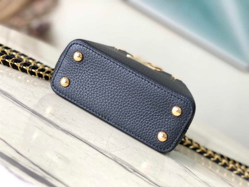 Louis Vuitton Capucines Nano M24583 Black Taurillon leather