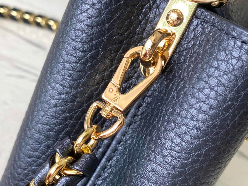Louis Vuitton Capucines Nano M24583 Black Taurillon leather