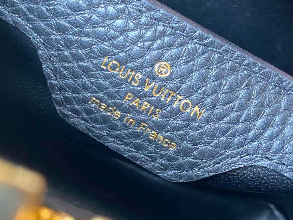 Louis Vuitton Capucines Nano M24583 Black Taurillon leather