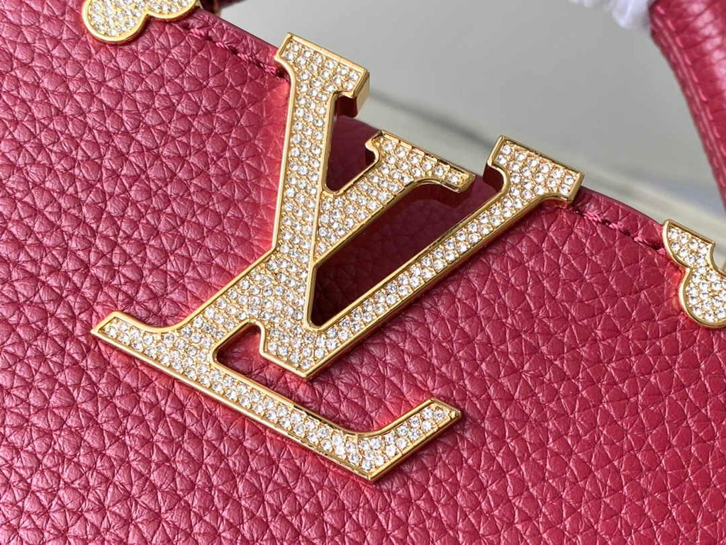 Louis Vuitton Capucines Nano M24583 Red Taurillon leather