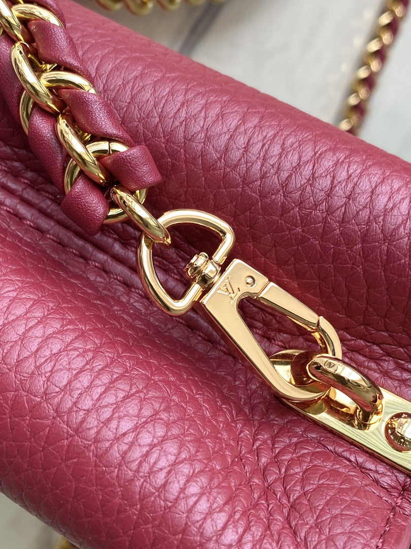 Louis Vuitton Capucines Nano M24583 Red Taurillon leather