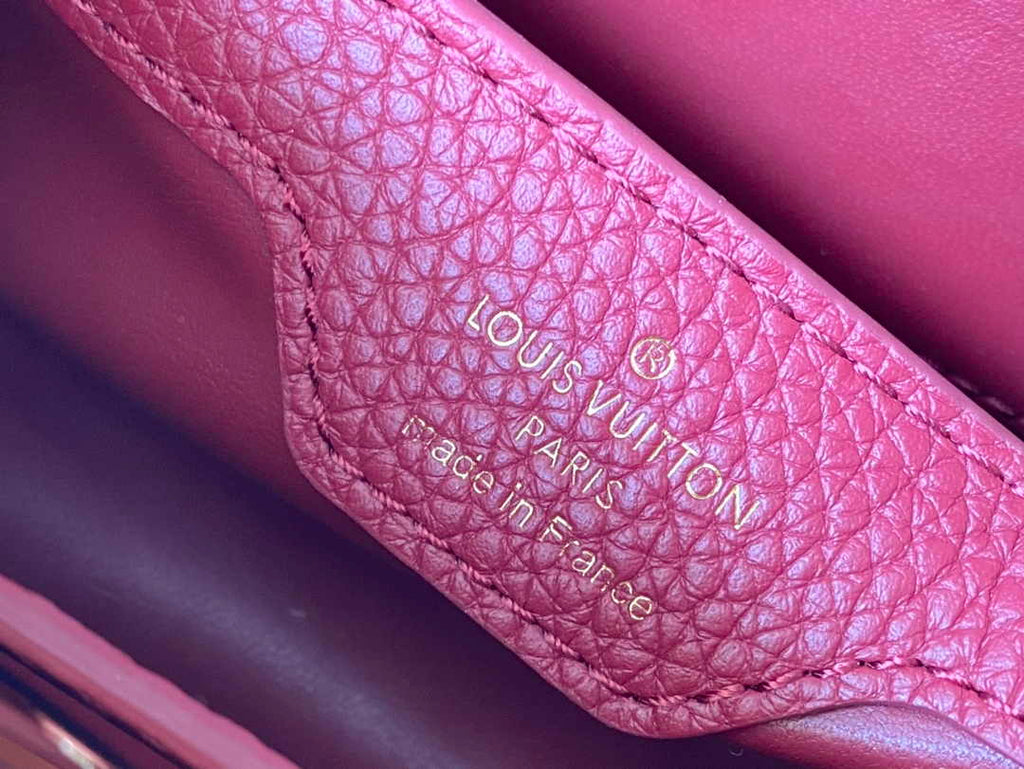 Louis Vuitton Capucines Nano M24583 Red Taurillon leather