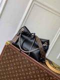 Louis Vuitton CarryAll BB Bag M13014 Black Leather