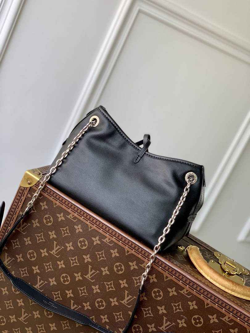 Louis Vuitton CarryAll BB Bag M13014 Black Leather