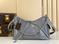 Louis Vuitton CarryAll PM Bag M12579 Gray Lambskin
