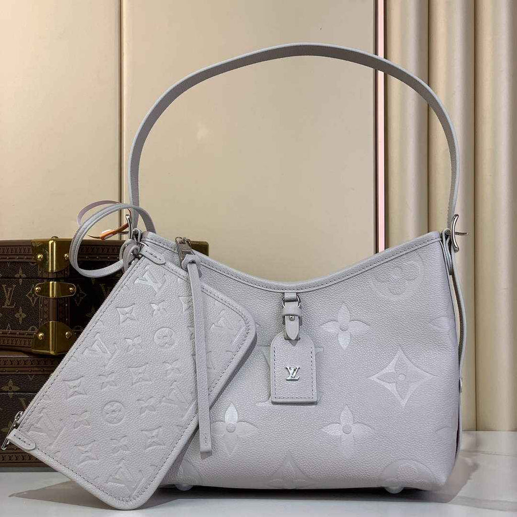 Louis Vuitton CarryAll PM Bag M12917 Gray Leather