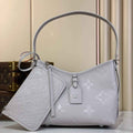 Louis Vuitton CarryAll PM Bag M12917 Gray Leather