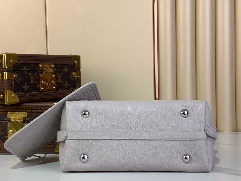 Louis Vuitton CarryAll PM Bag M12917 Gray Leather