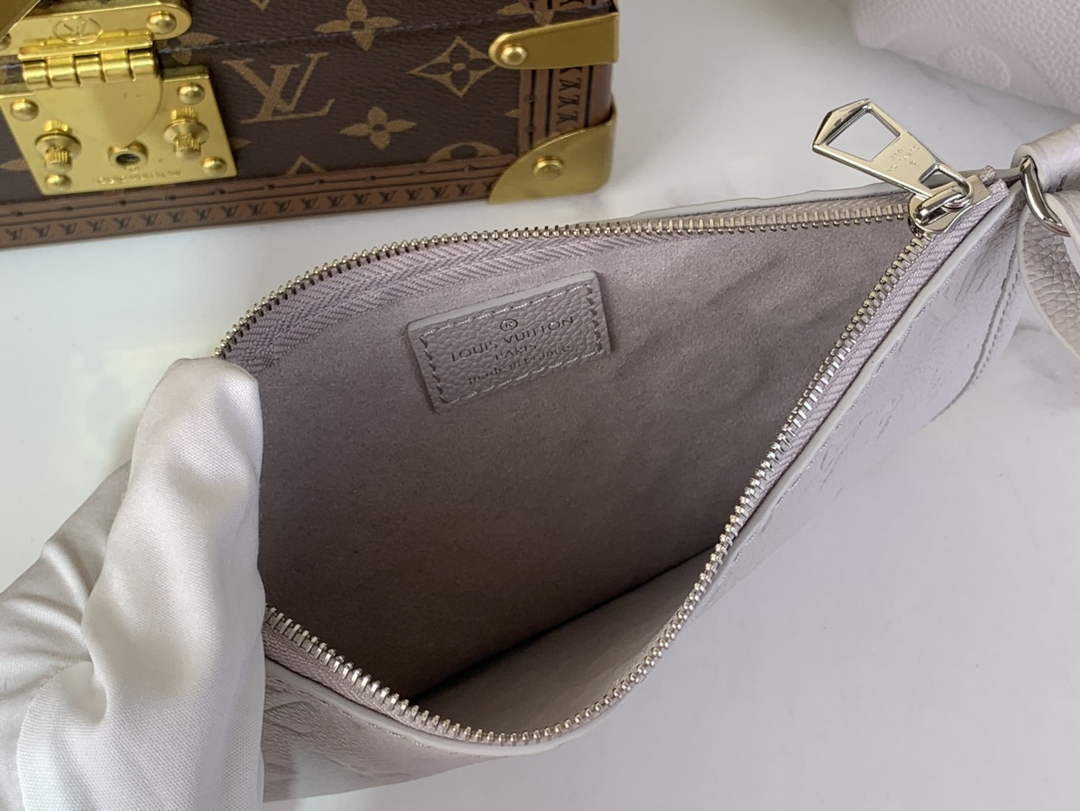 Louis Vuitton CarryAll PM Bag M12917 Gray Leather