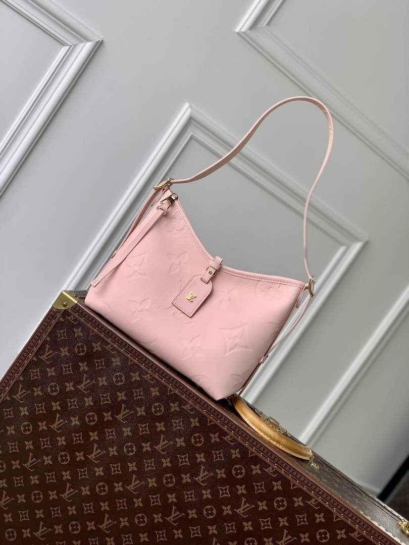 Louis Vuitton CarryAll PM Bag M14209 Pink Leather
