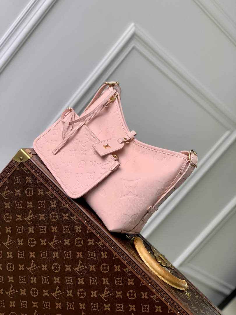 Louis Vuitton CarryAll PM Bag M14209 Pink Leather