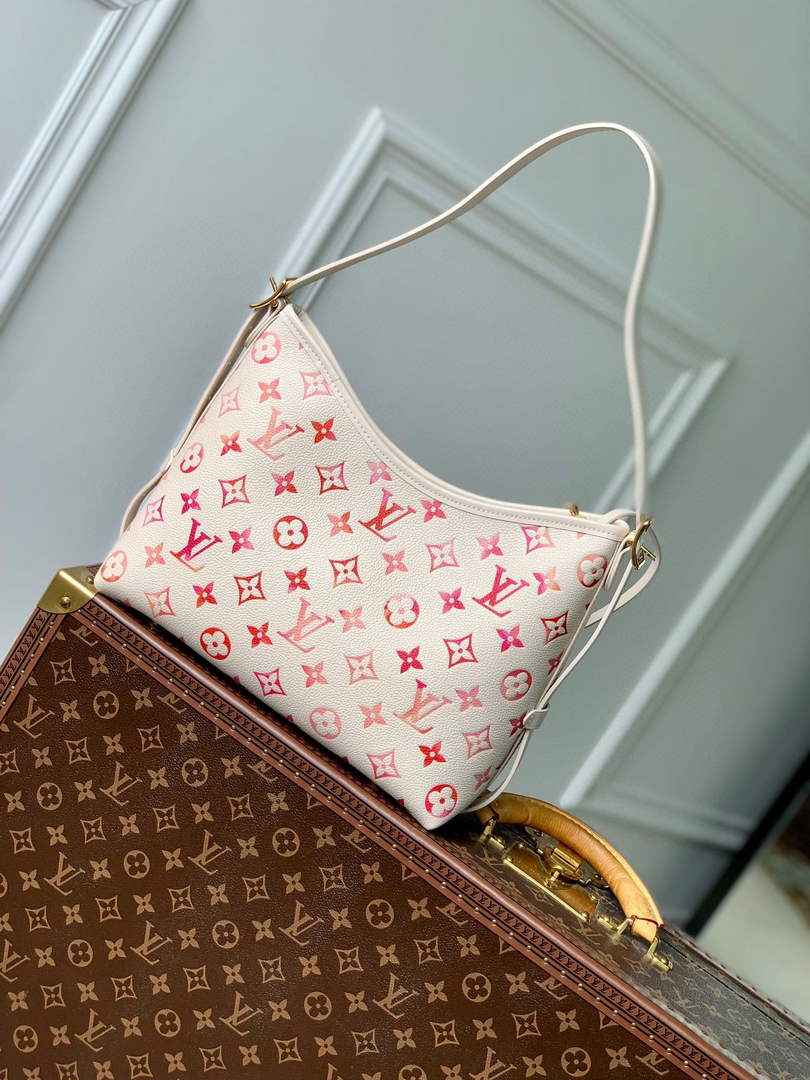 Louis Vuitton CarryAll PM Bag M24652 Pink Leather