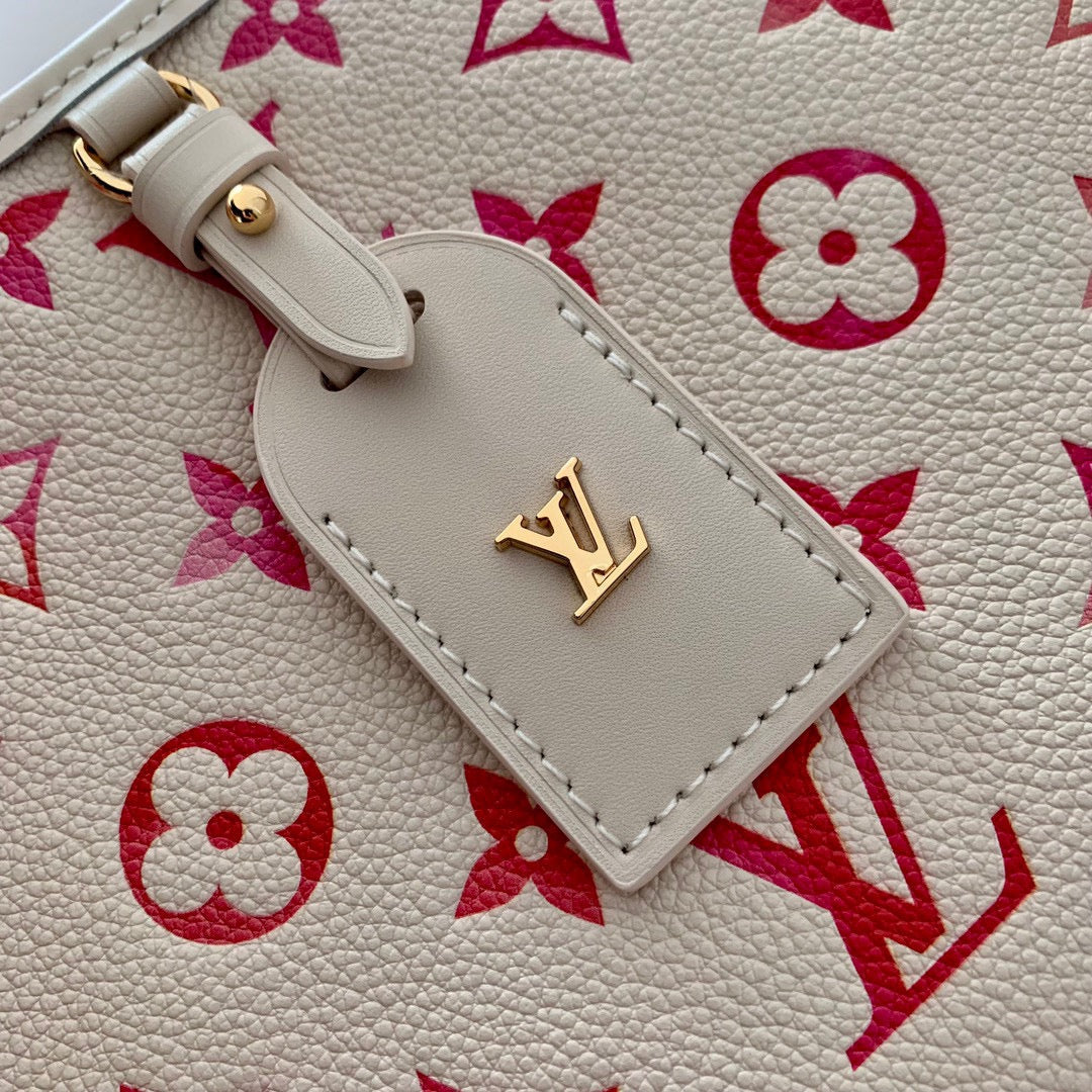 Louis Vuitton CarryAll PM Bag M24652 Pink Leather
