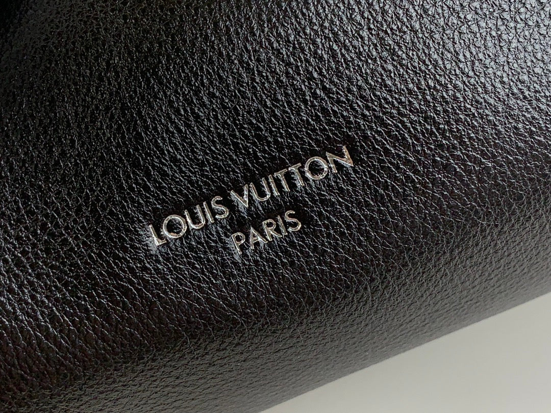 Louis Vuitton CarryAll PM Bag M24861 Black Lambskin - Default Title - View 5