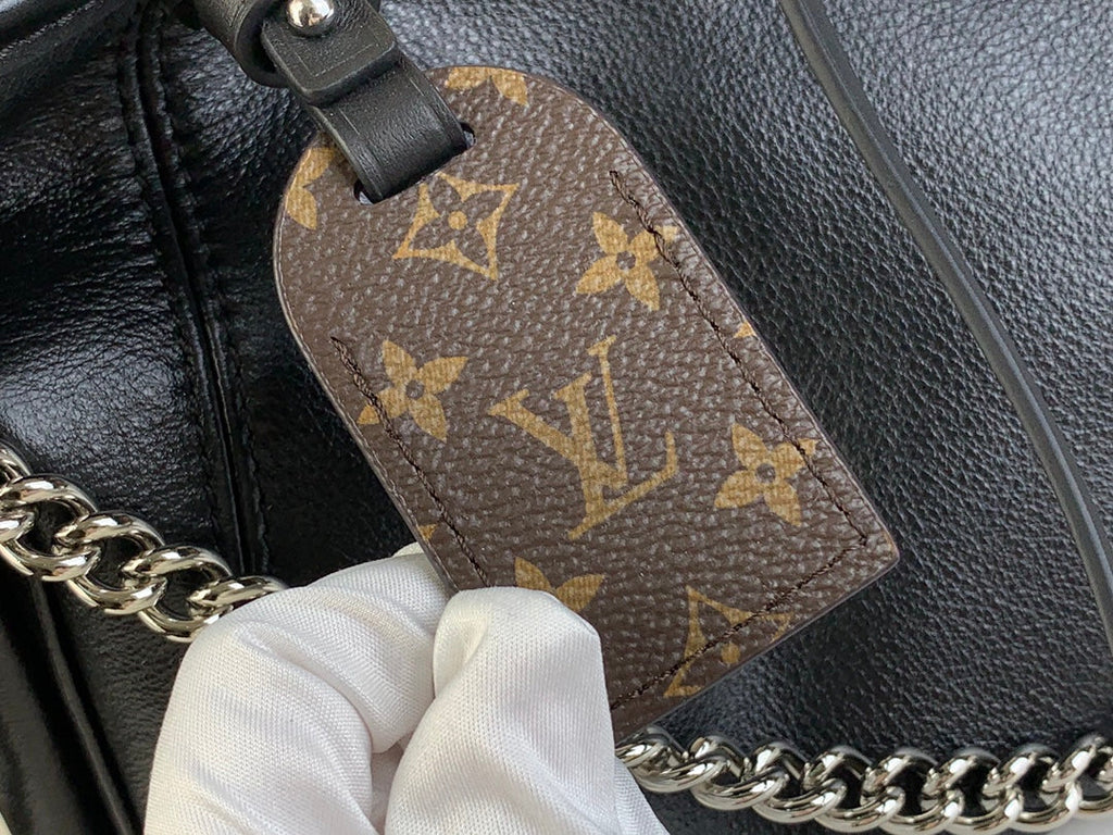 Louis Vuitton CarryAll PM Bag M24861 Black Lambskin - Default Title - View 6
