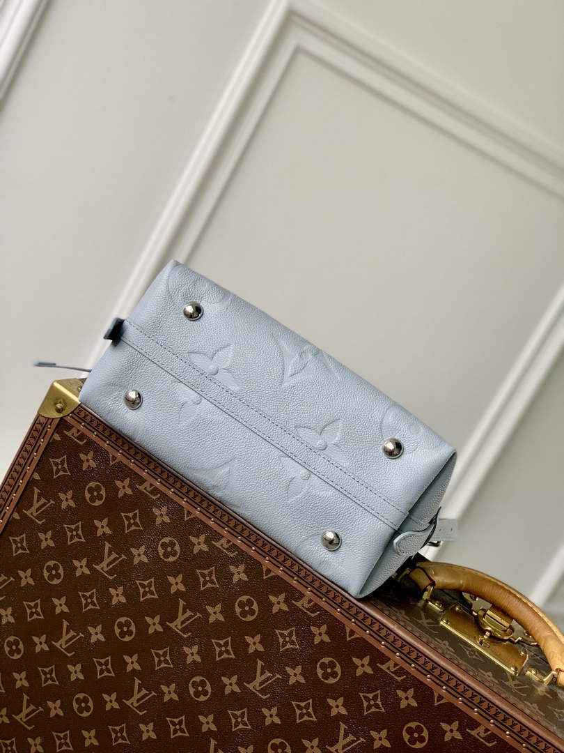 Louis Vuitton CarryAll PM Bag M46673 Blue Leather
