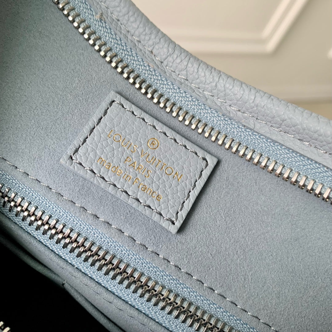 Louis Vuitton CarryAll PM Bag M46673 Blue Leather
