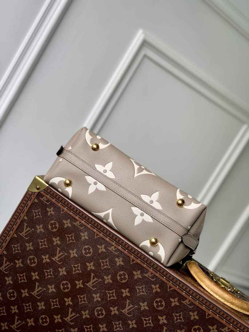 Louis Vuitton CarryAll PM Bag M47180 Gray Leather