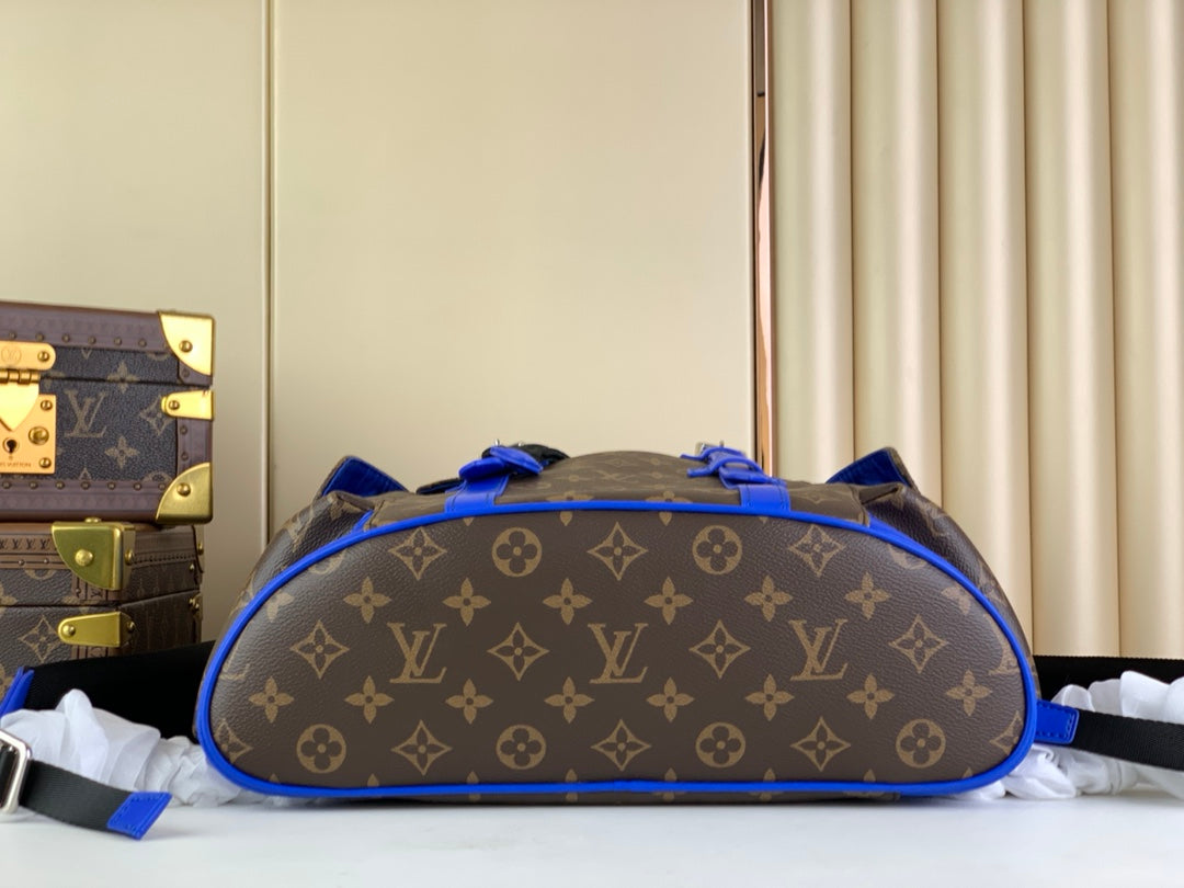 Louis Vuitton Christopher MM M46813 Monogram Canvas Blue