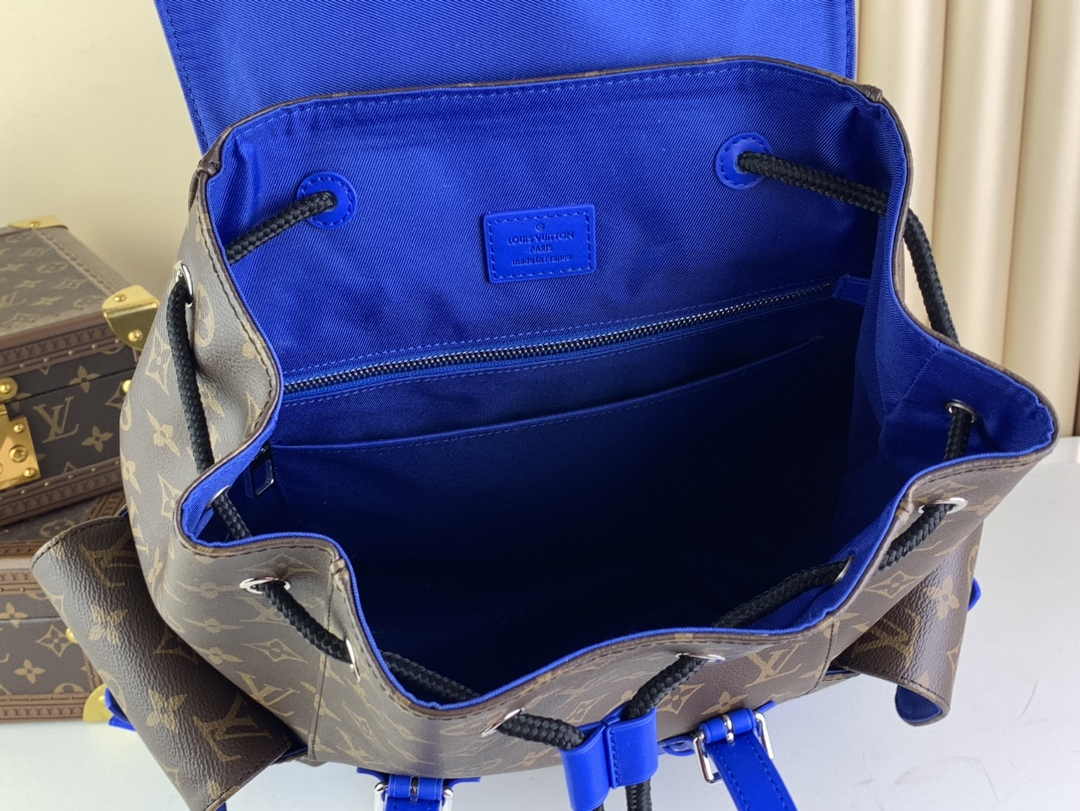 Louis Vuitton Christopher MM M46813 Monogram Canvas Blue