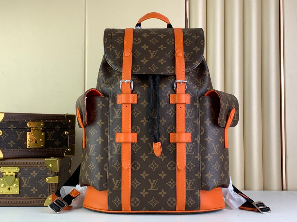 Louis Vuitton Christopher MM M46814 Monogram Canvas Orange