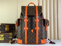 Louis Vuitton Christopher MM M46814 Monogram Canvas Orange