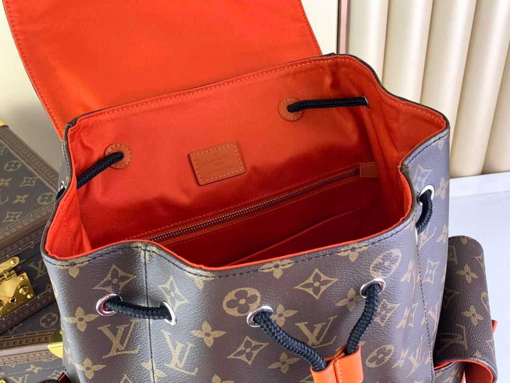 Louis Vuitton Christopher MM M46814 Monogram Canvas Orange