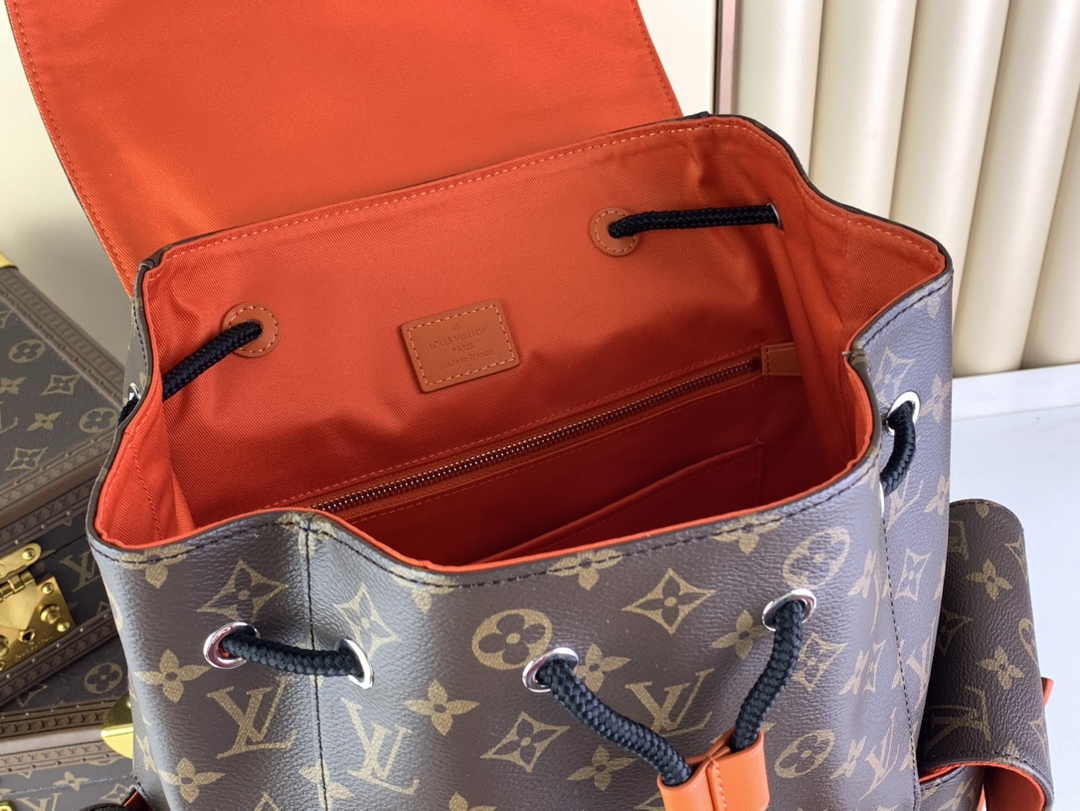 Louis Vuitton Christopher MM M46814 Monogram Canvas Orange