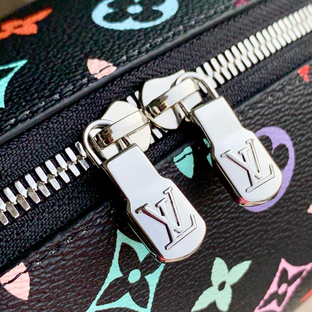 Louis Vuitton LV x TM Cosmetic Pouch GM M13743 Black