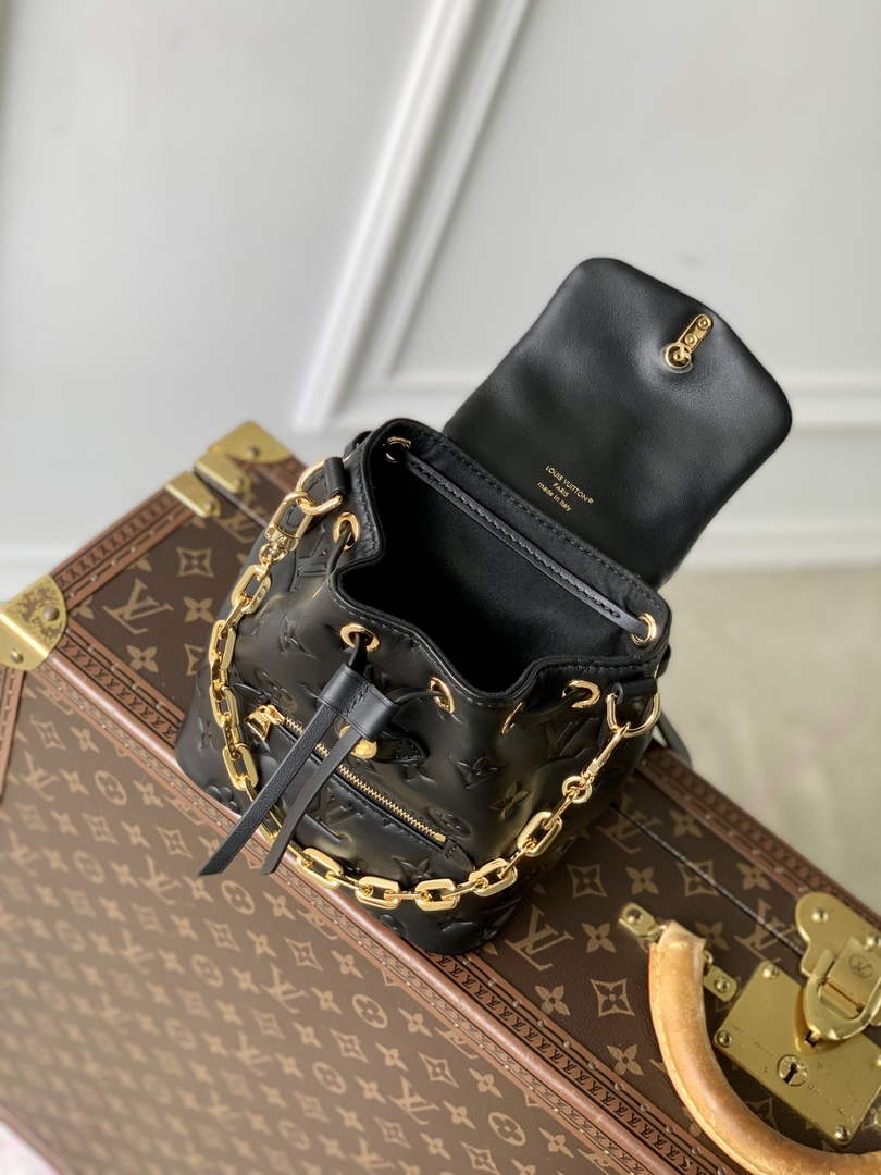 Louis Vuitton Coussin Backpack Mini Bag M13387 Black