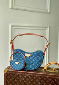 Louis Vuitton Croissant MM Bag M46856 Monogram Denim - Default Title - View 1