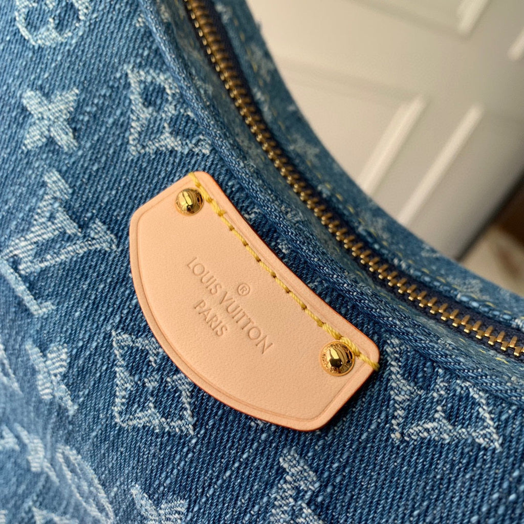Louis Vuitton Croissant MM Bag M46856 Monogram Denim - Default Title - View 7