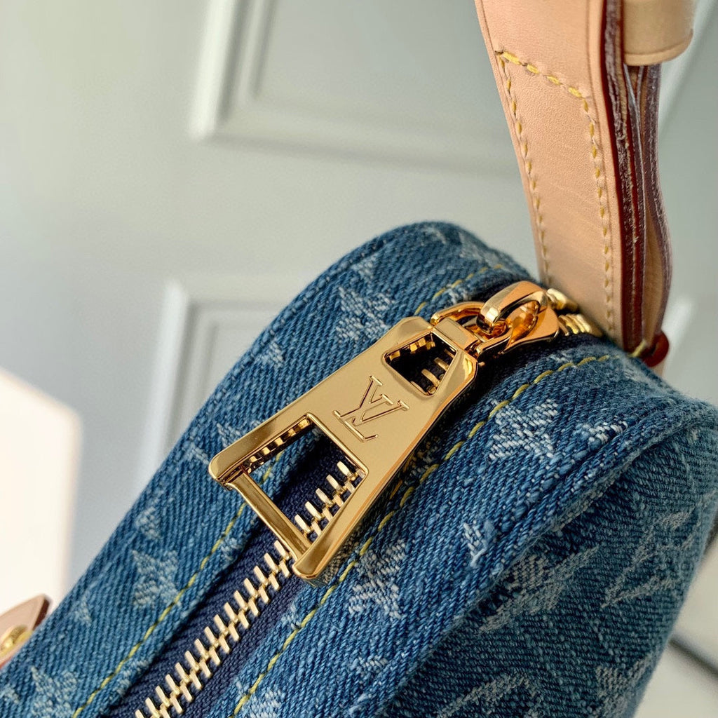 Louis Vuitton Croissant MM Bag M46856 Monogram Denim - Default Title - View 8