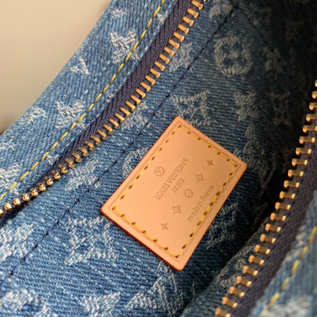 Louis Vuitton Croissant MM Bag M46856 Monogram Denim - Default Title - View 6