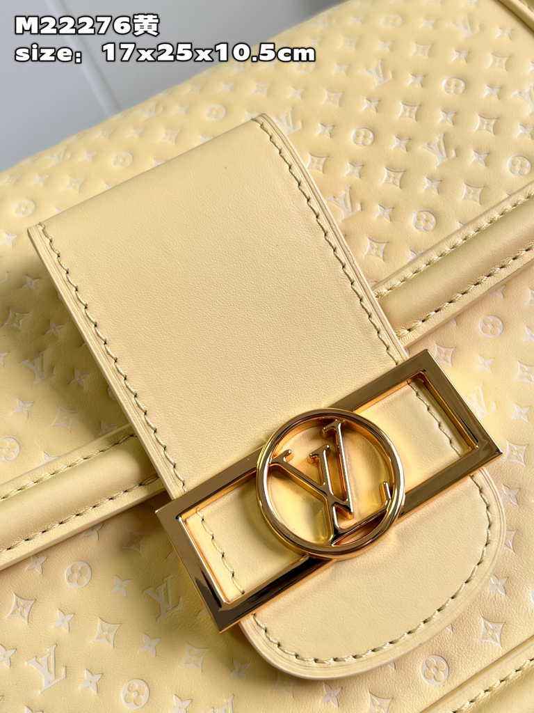 Louis Vuitton Dauphine MM Shoulder Bag M22276 Yellow - Default Title - View 4