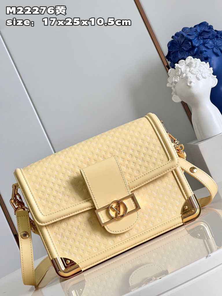 Louis Vuitton Dauphine MM Shoulder Bag M22276 Yellow - Default Title - View 2
