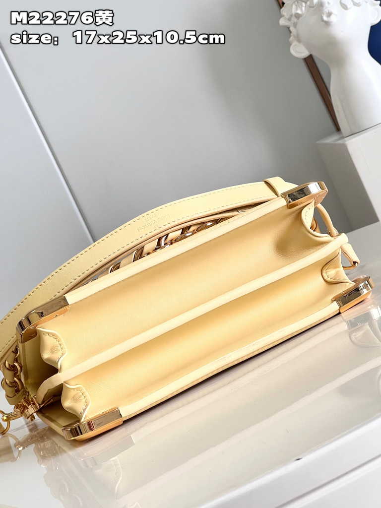 Louis Vuitton Dauphine MM Shoulder Bag M22276 Yellow - Default Title - View 6